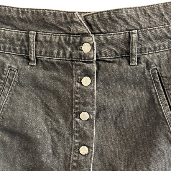 Pilcro Black Denim Mini Skirt - Picture 7 of 8